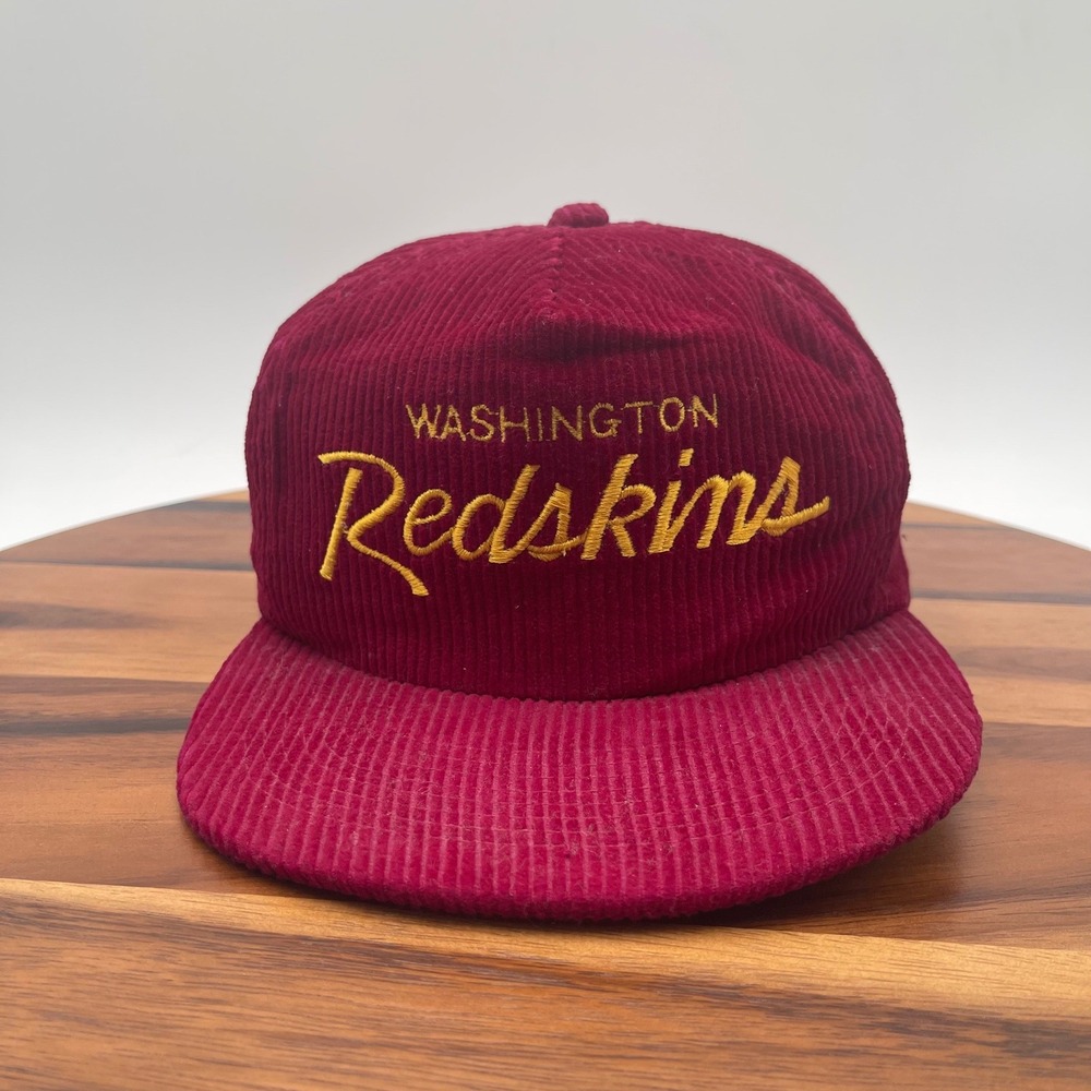 Vintage 90"s Washington Redskins Sports Specialties The Cord Snapback Hat NFL